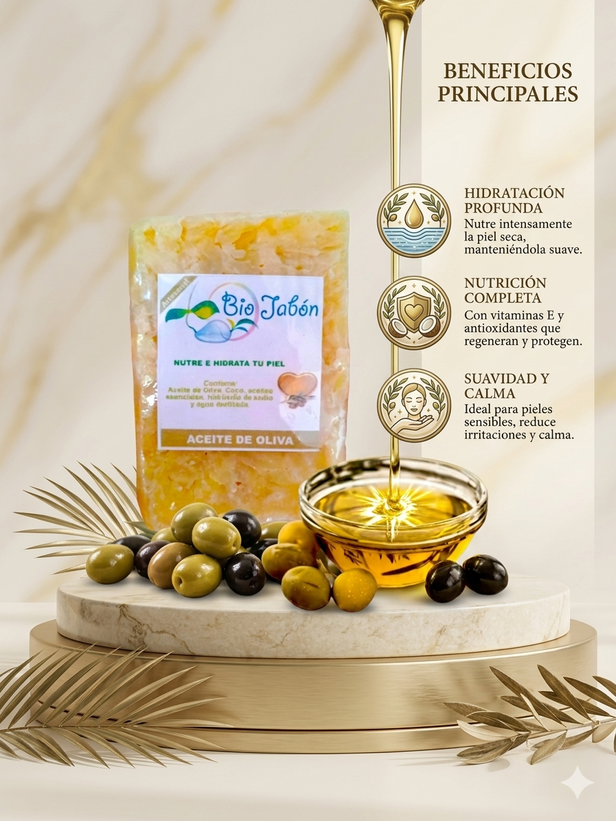 Bio jabón de Aceite de Oliva / 118 gr