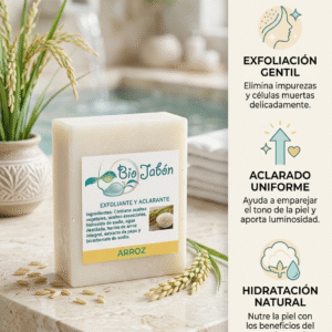 Biojabon de arroz / ecológico y natural / 118 gr