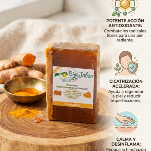 Bio jabon de cúrcuma 0.13 / 118 gr