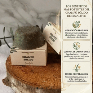 Shampo sólido Eucalipto 70gr - Natural / Ecológico/ Oiris
