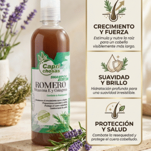 Shampoo natural de Romero 500ml