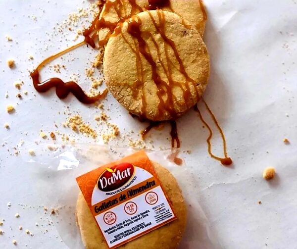 Galleta de almendra vegana, sin gluten, sin azúcar x2 und