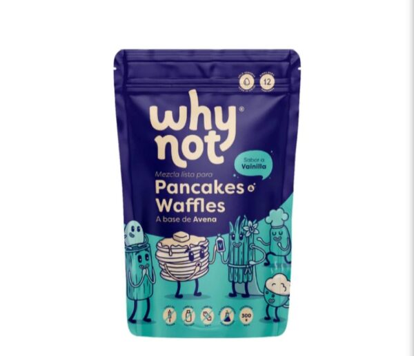 Pancakes y waffles sabor a vainilla sin gluten 300gr