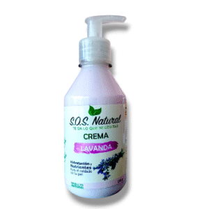 Crema corporal natural de lavanda sin químicos 250ml