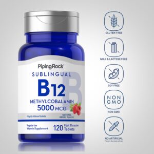 Vitamina B12 sublingual 120 und