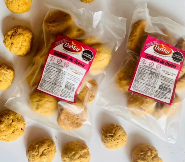 Galleta de avena veganas, sin gluten, sin azúcar x12und