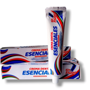 Crema dental sin flor, sin bicarbonato Esenciales barra 100gr