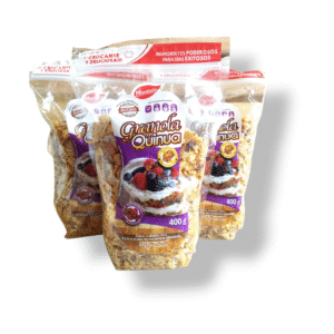 Granola de quinoa y frutos rojos sin gluten