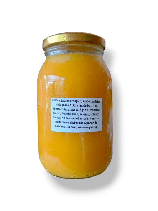 Ghee - Mantequilla clarificada orgánica 500ml