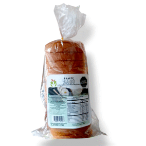 Pan tajado de Sagu con aceite de oliva, sin gluten, sin azúcar, sin lácteos