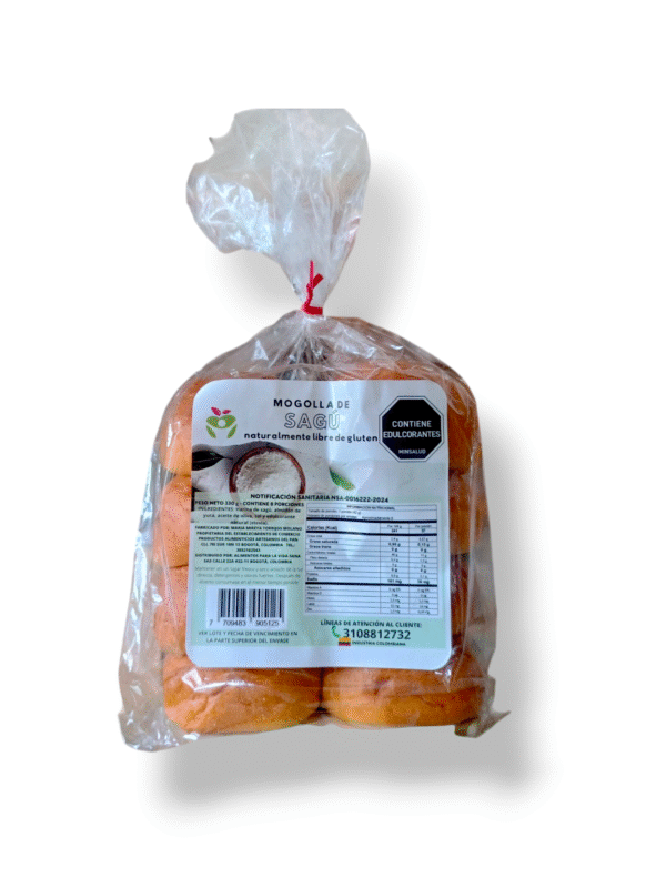 Mogollas de Sagu con aceite de oliva, sin gluten, sin azúcar, sin lácteos