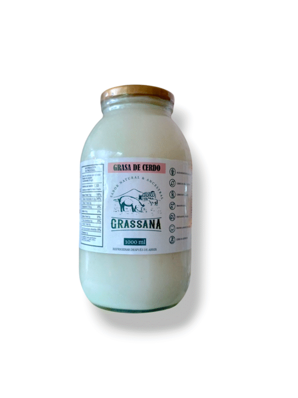Manteca de cerdo 1000ml / Grassana