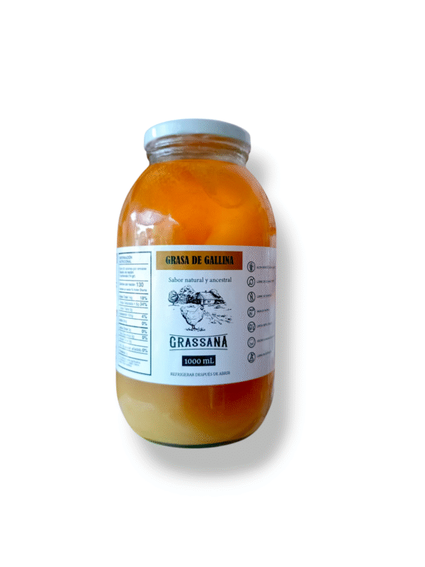 Aceite  o Grasa de Gallina 1000ml/ Grassana