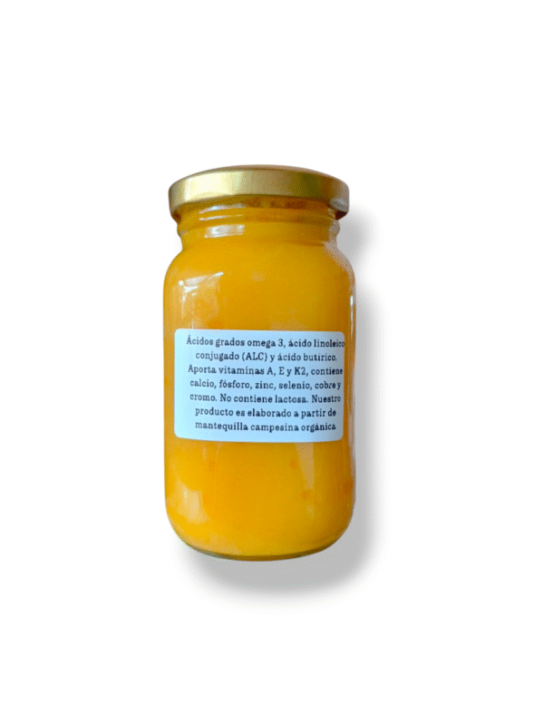 Ghee - Mantequilla clarificada orgánica 250gr