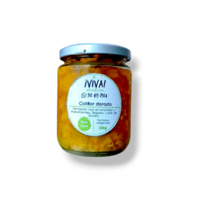 Coliflor orgánica dorada (cúrcuma) orgánico/ 240gr/ probióticos