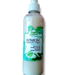 Crema para peinar natural Romero, Quina, Vitamina E y colágeno 400ml