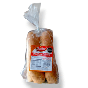 Pan perro de arroz con harina de arroz, sin gluten, vegano, sin azúcar x4 und