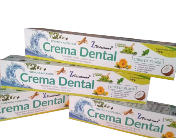 Crema dental sin flor 100gr
