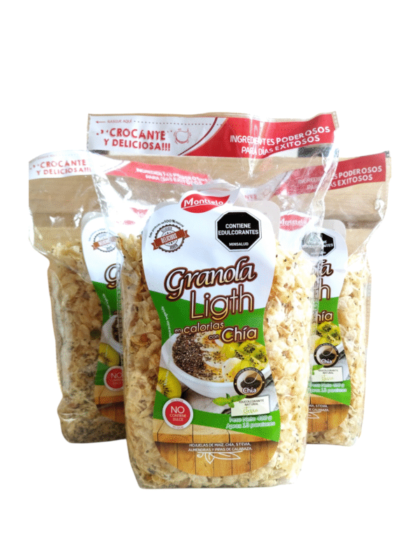 Granola  Ligth con stevia y sin gluten