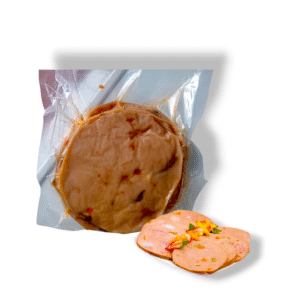 Jamón vegano a base de vegetales y proteína de soya/ libre de gluten / 250gr