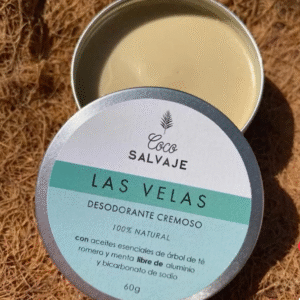 Desodorante natural las Velas/sin aluminio/ coco salvaje/ 60gr