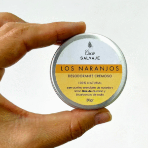 Desodorante natural Los Naranjos / sin alumino / coco salvaje 30gr