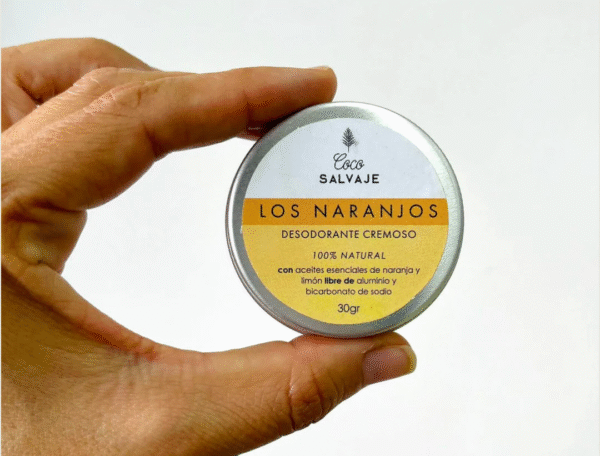 Desodorante natural Los Naranjos / sin alumino / coco salvaje 30gr