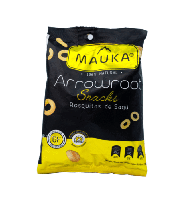 Rosquillas de Sagu Mauka 15gr / sin gluten y sin azúcar