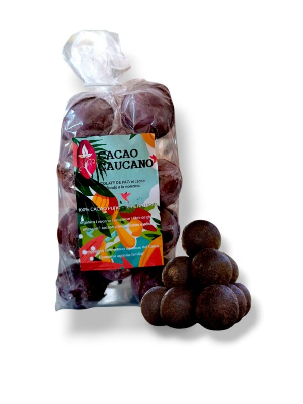 Cacao orgánico en bola 210gr vegano y sin azúcar