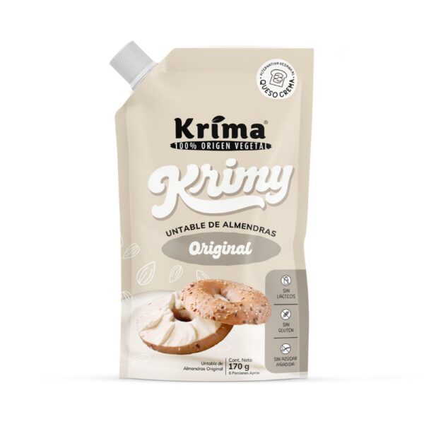 Queso crema de almendra 170g vegano / Krima - Image 6