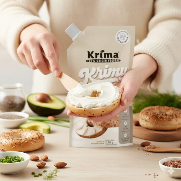Queso crema de almendra 170g vegano / Krima - Image 2