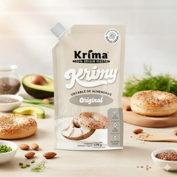 Queso crema de almendra 170g vegano / Krima - Image 3