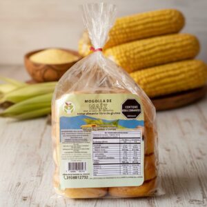 Mogollas de maíz 8und/ vegana, sin gluten y sin azúcar,333gr