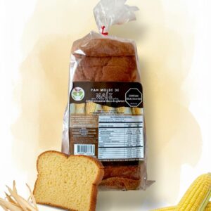 Pan tajado de maíz / vegano, sin gluten y sin azúcar / 439gr