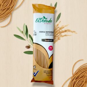 Pasta de arroz integral sin gluten y vegana tipo espaguetis / 253 gr