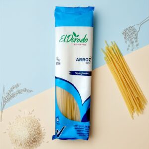 Pasta de arroz sin gluten y vegana tipo espaguetis / 253 gr