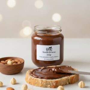 Nutella vegana de cacao, almendra y avellanas 250gr
