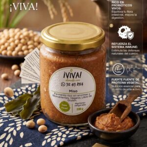 Miso / Pasta de soja fermentada/ Probiótica/ condimento / 424 gr