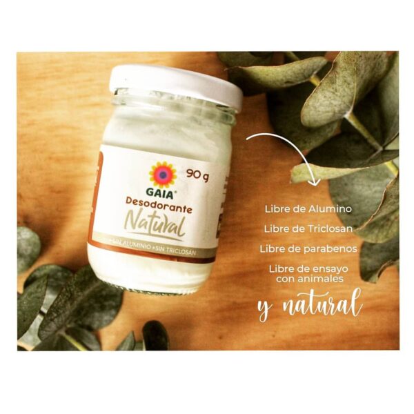 Desodorante natural en crema sin aluminio/ Ecológico/ Bumi / 210 gr
