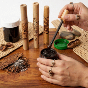 Palito para Ambil / Medicina Ancestral / Madera Pino