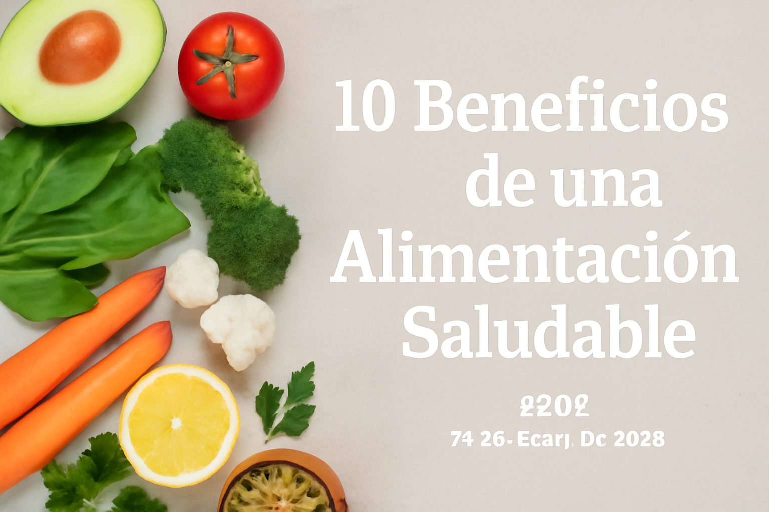 10 Beneficios de una Alimentación Saludable