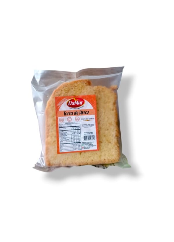Torta de arroz sin gluten, vegana y sin azúcar 125gr