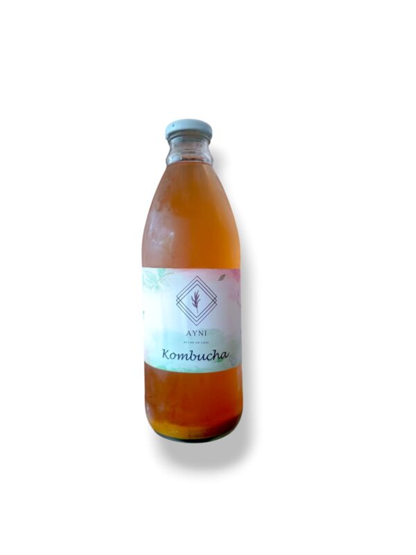 kombucha Limón - cúrcuma / bebida probiótica / litro