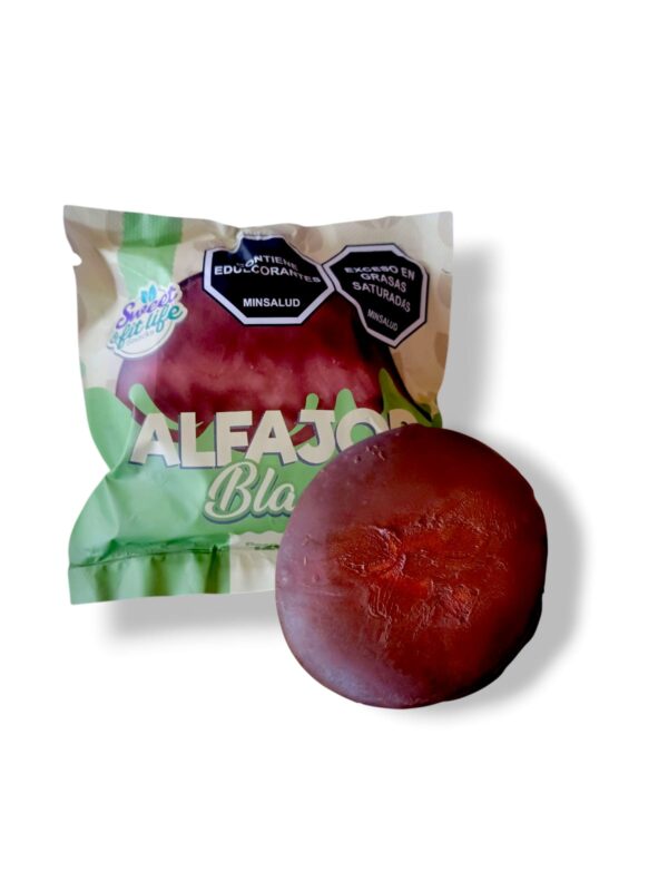 Alfajores Black de almendra 120gr/ Sin gluten, veganos y sin azúcar