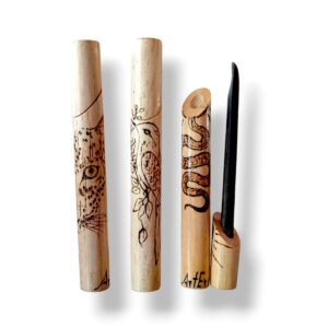 Palito para Ambil / Medicina Ancestral / Madera Pino