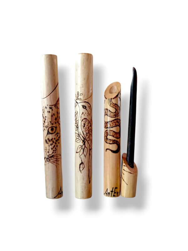 Palito para Ambil / Medicina Ancestral / Madera Pino