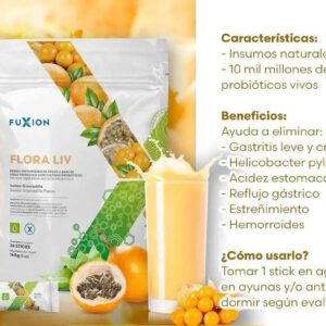 Probioticos caja x 28 sobres/FLORA LIV/FuXion