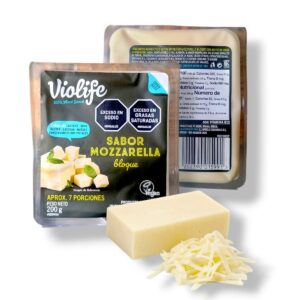 Queso de coco estilo Mozarella en bloque 200gr  - Vegano