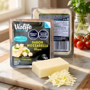 Queso de coco estilo Mozarella en bloque 200gr  - Vegano