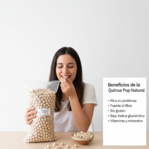 Quinua pop natural 250gr - sin azúcar